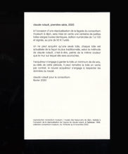 Load image into Gallery viewer, première série, claude rutault, 2020