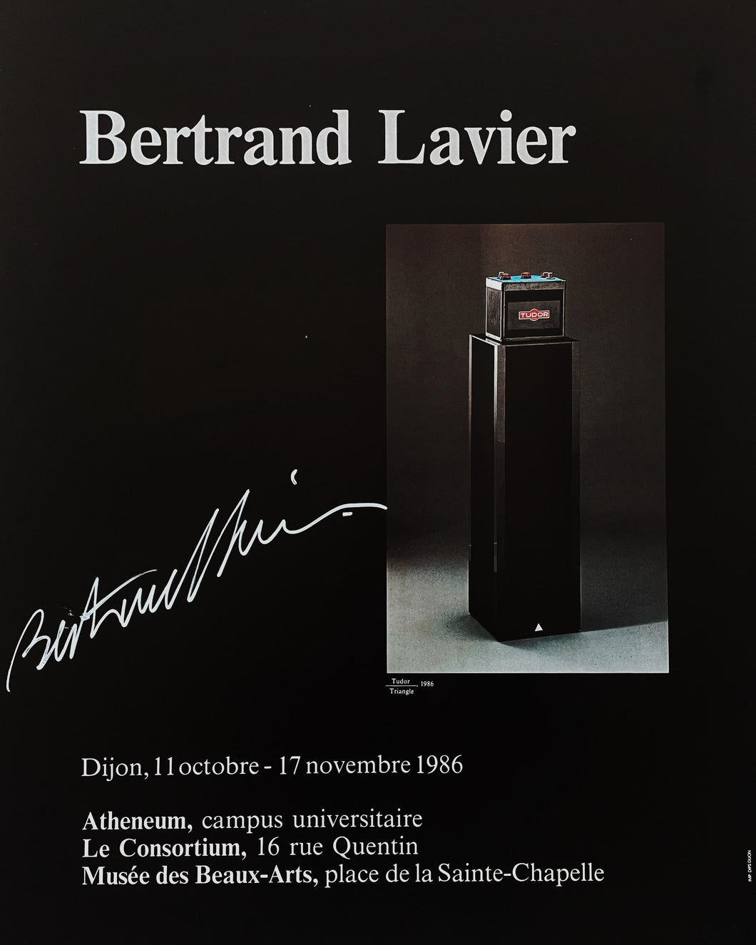 Bertrand Lavier, 1986